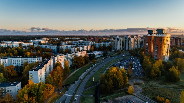 Aerial photography in marketing commercial real estate property